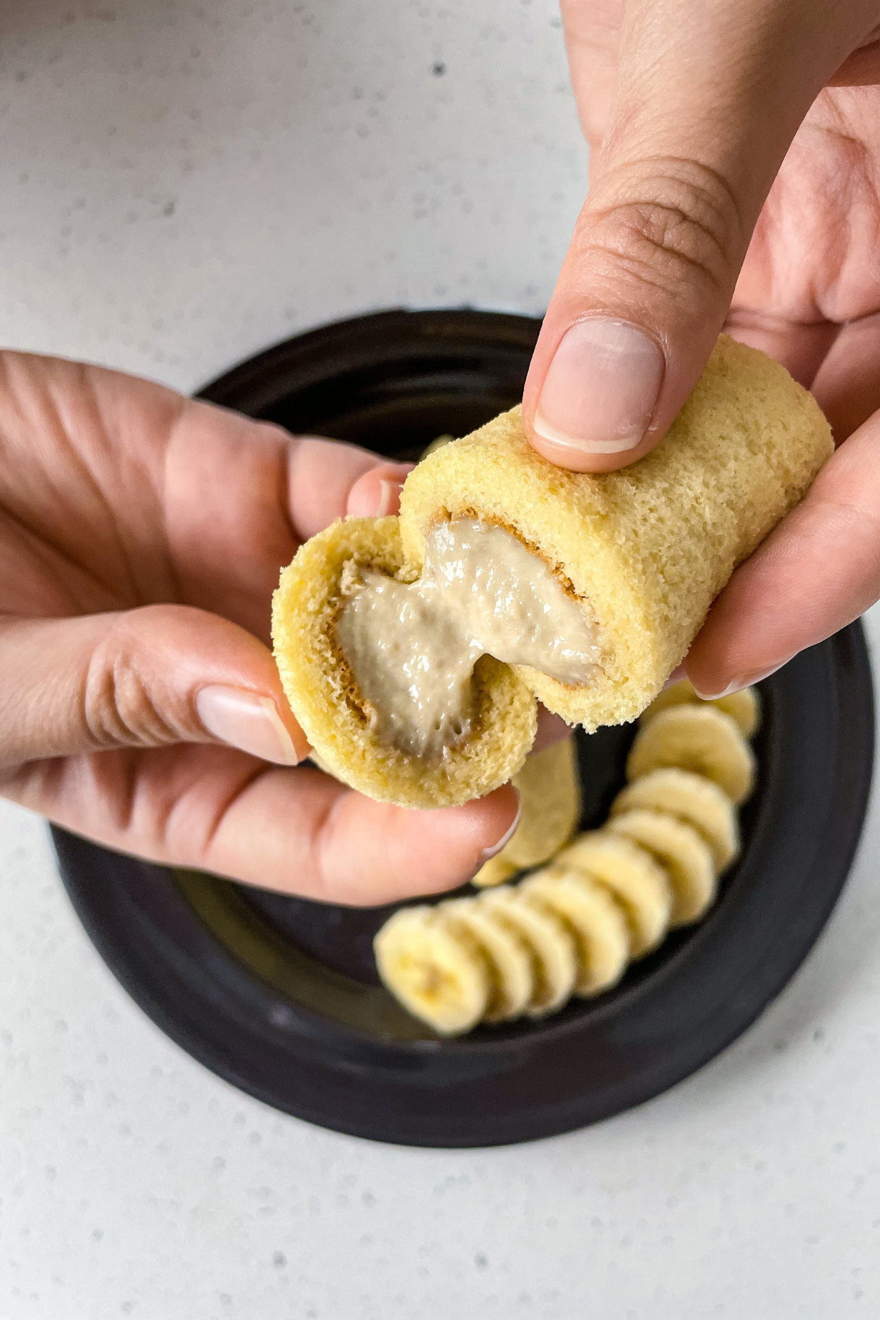 Tokyo-Banana Inspired Vanilla Sponge Cake w/ Banana Custard | Baking Kit | makes 6x servings