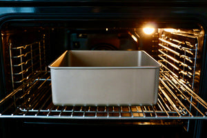 Nonstick Square Cake Pan (Gold)