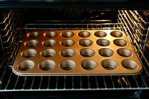 24-Cup Nonstick Mini Muffin/Cupcake Pan (Gold)