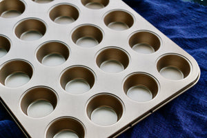24-Cup Nonstick Mini Muffin/Cupcake Pan (Gold)