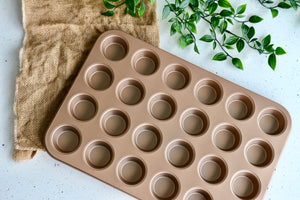 24-Cup Nonstick Mini Muffin/Cupcake Pan (Gold)