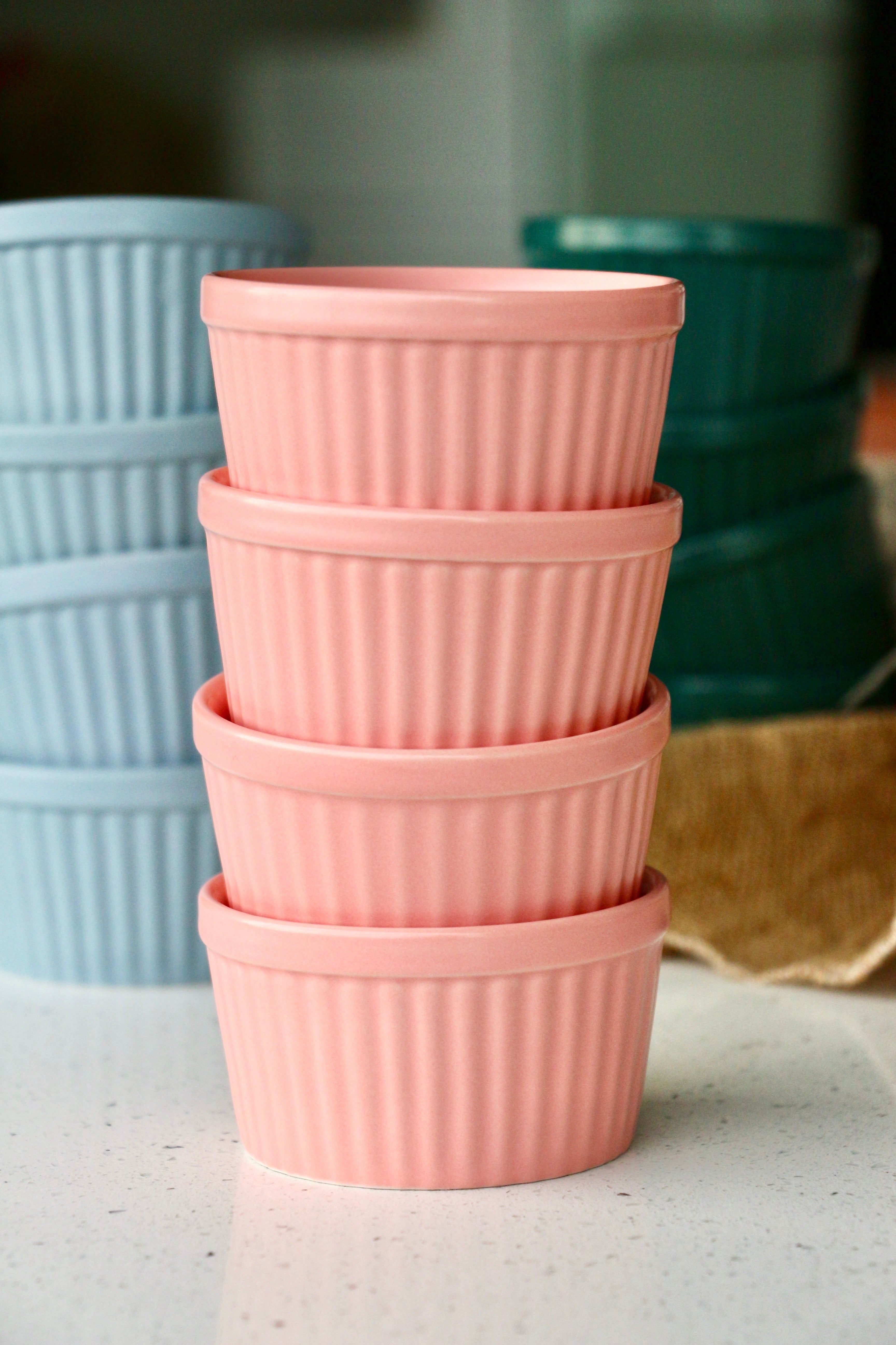 Powder Pink Matte Ramekins (Set of 4)