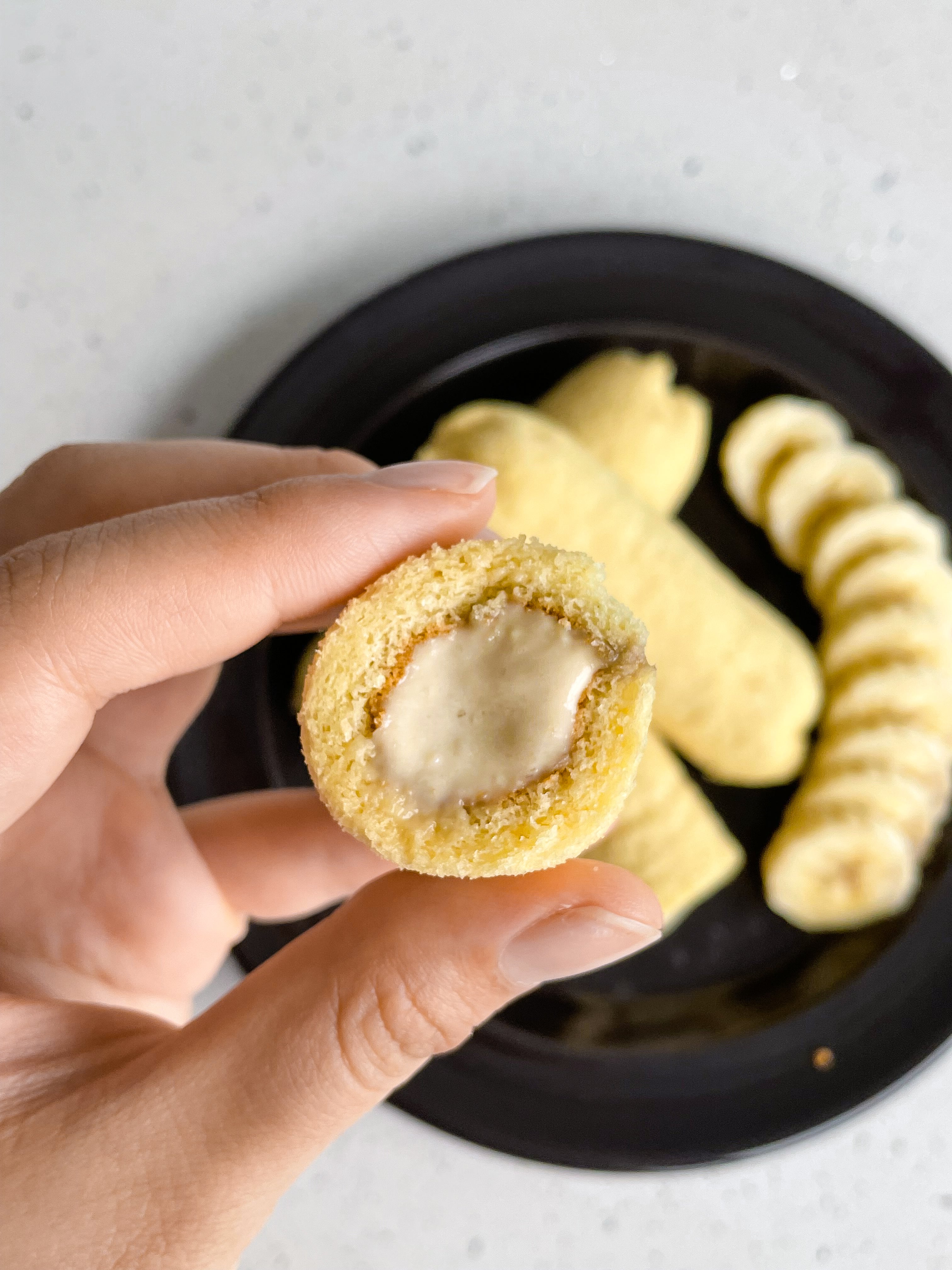 Tokyo-Banana Inspired Vanilla Sponge Cake w/ Banana Custard | Baking Kit | makes 6x servings