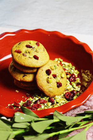 Nutty Berry | Pistachio & Cranberry Cookies (~24 cookies)