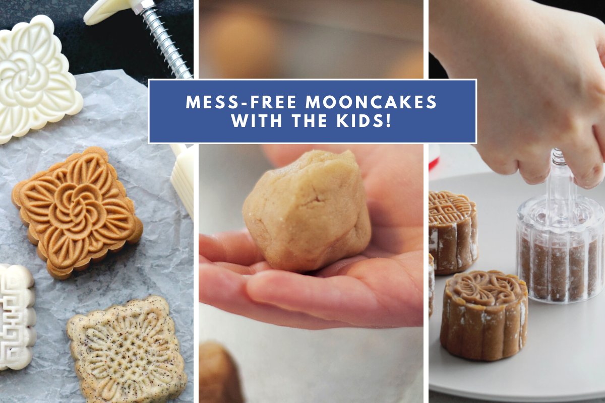 making mooncakes with kids