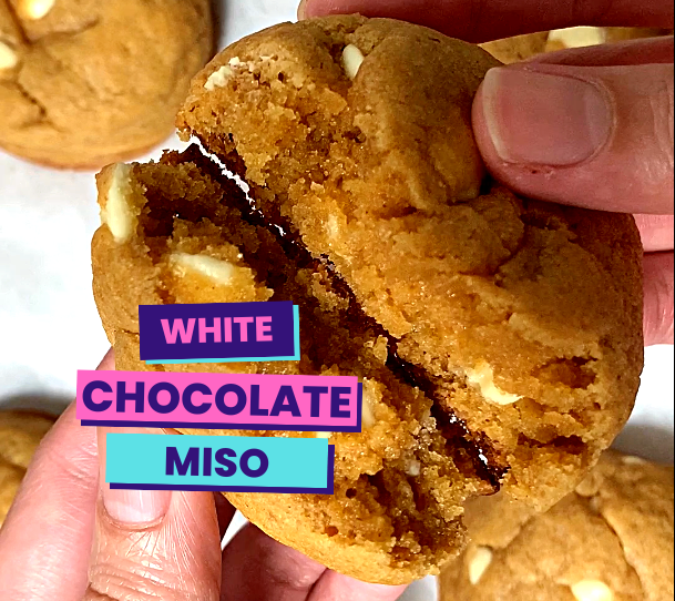 Umami White Chocolate Miso Japanese Cookies