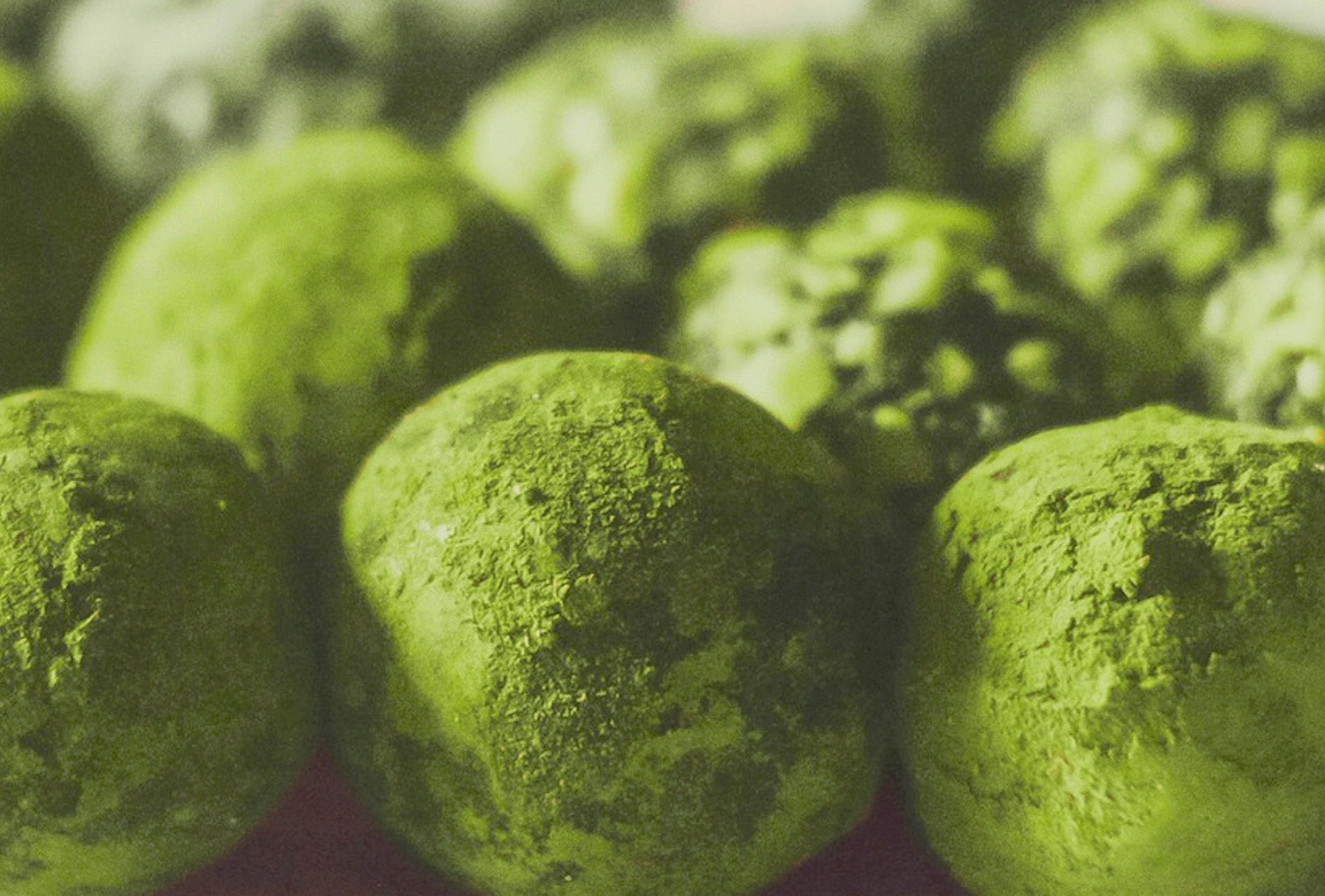 RECIPE: Make these decadent Matcha White Chocolate Truffles from scratch, with just FOUR ingredients!