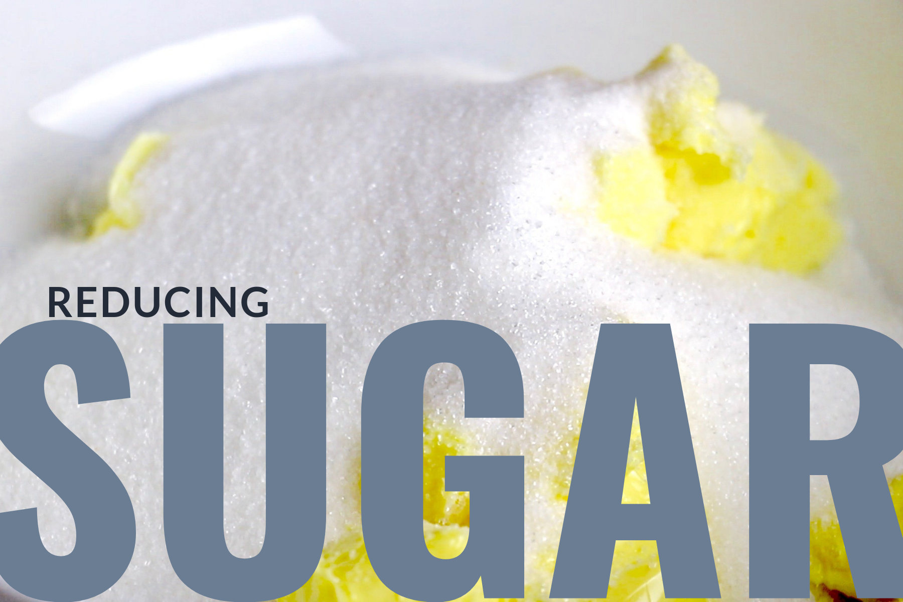 reducing sugar in your baked goods