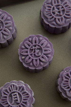 Pursuit Of Mooncake | Makes ~32x No-Bake Snowskin Mooncakes | Osmanthus Citrus Almond | Purple Yam Black Sesame Walnut