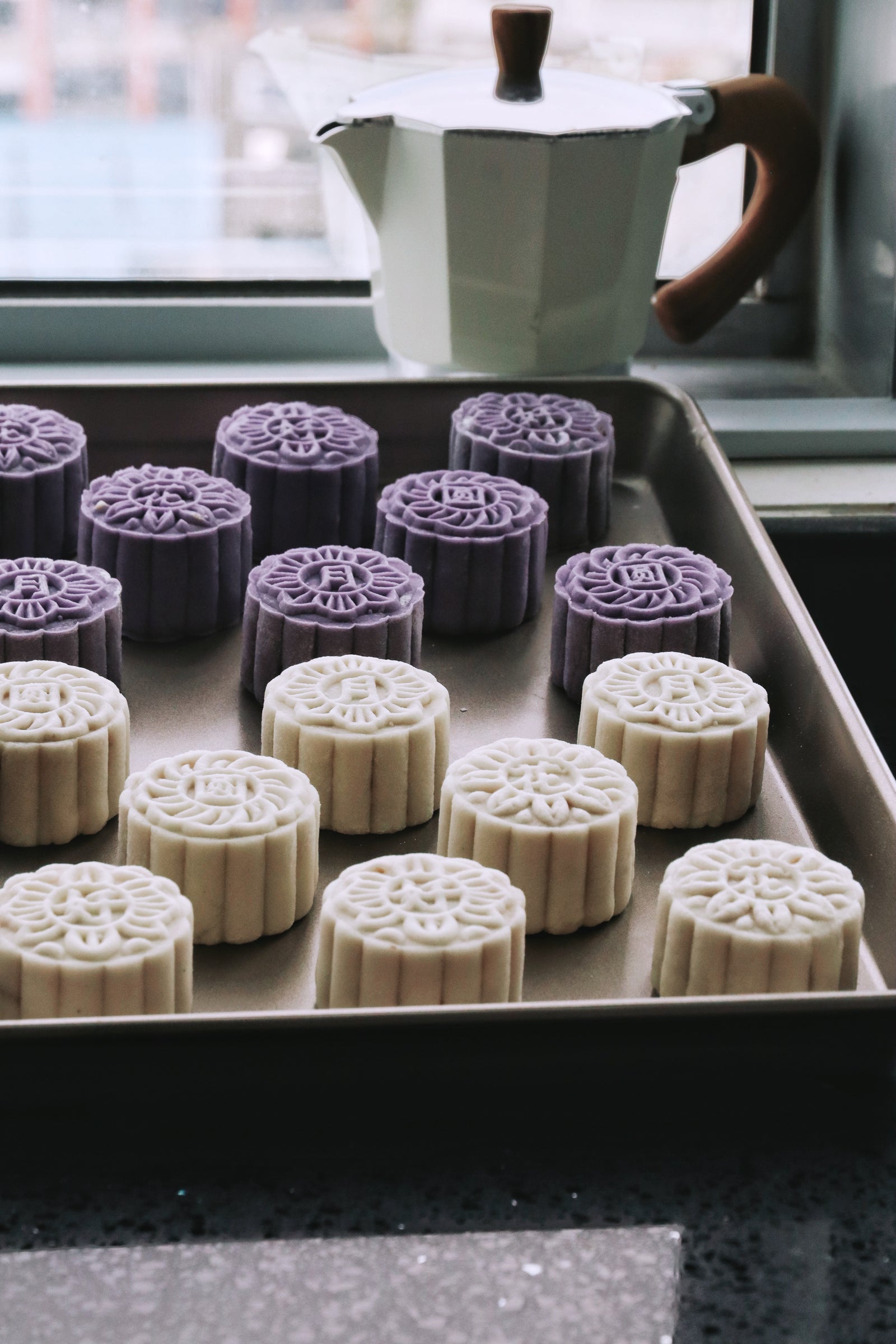 Pursuit Of Mooncake | Makes ~32x No-Bake Snowskin Mooncakes | Osmanthus Citrus Almond | Purple Yam Black Sesame Walnut
