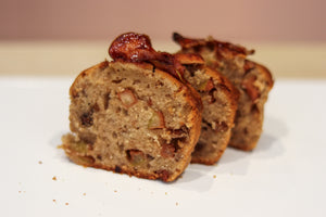 Apples, Spice, And Everything Nice | Apple, Cinnamon, Walnut Loaf Cakes (makes ~2x medium loaf cakes)