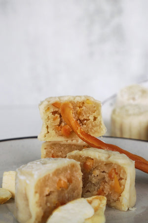 Summertime Madness | Makes ~36x No-Bake Snowskin Mooncakes | Lychee Rose Cranberries & Peach Mango Coconut Snowskin Mooncakes