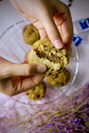 Chunky Earl UPSIZED EDITION | Earl Grey Cookies w/ Belgian Dark Chocolate (~40 cookies)