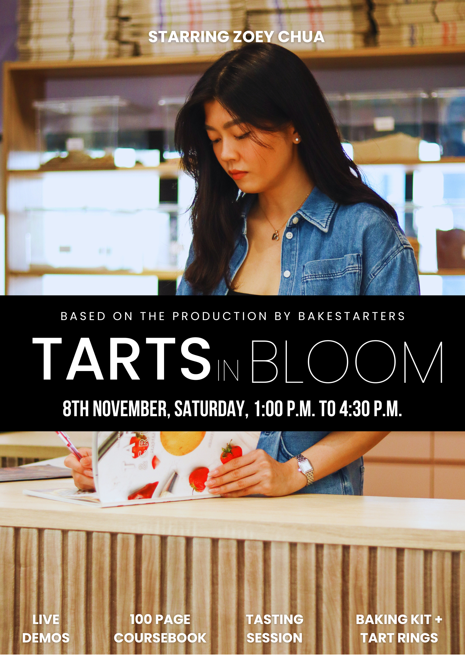 Tarts In Bloom [An Interactive Live Masterclass | 8th November 2025 | 1 pm - 4:30 pm