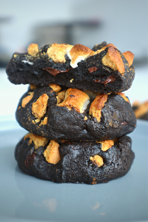 Black Velvet S'Mores NY Cookies | Baking Kit | makes ~20 cookies