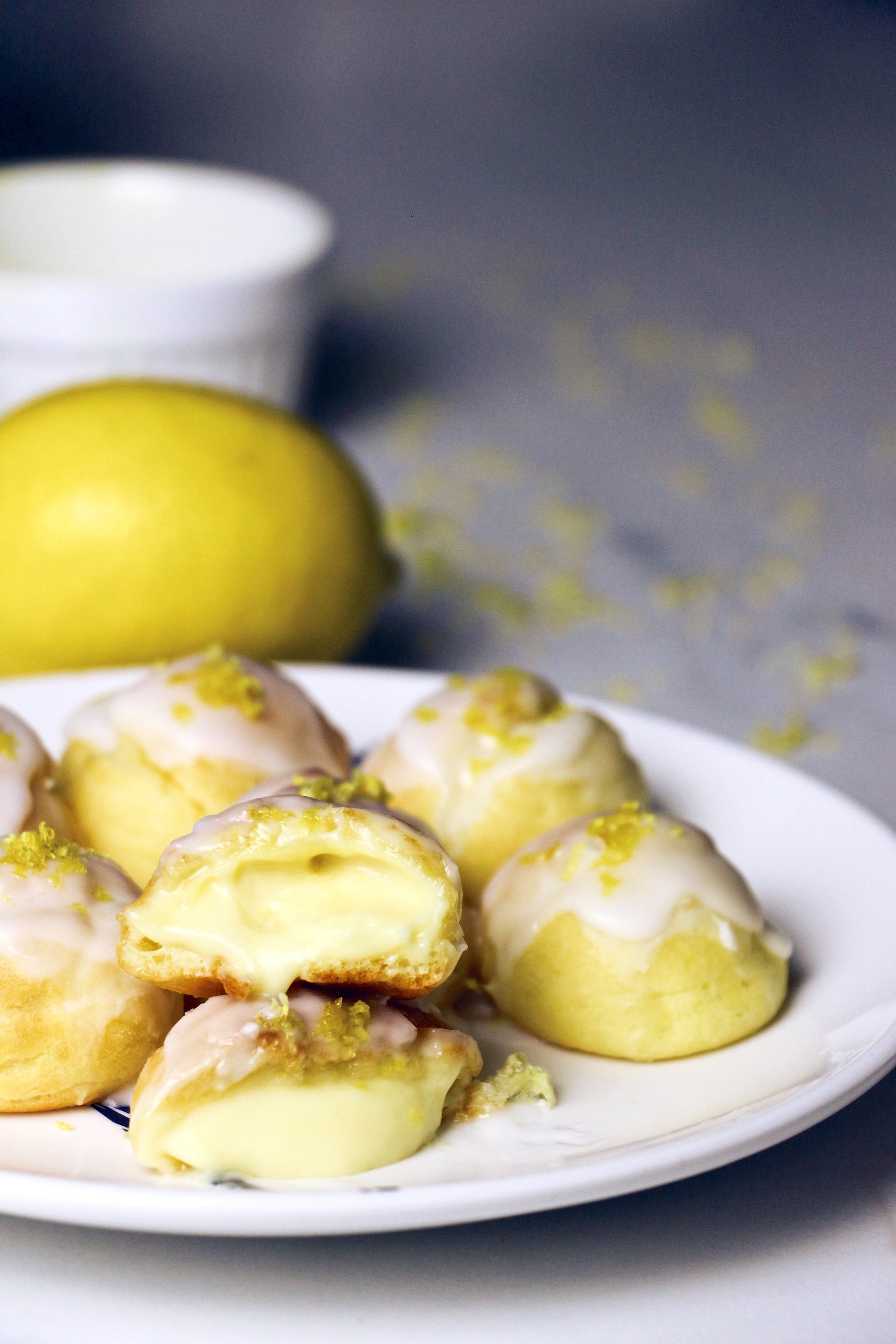 Lickin' Lemons | Lemon Drizzle Cream Puffs (makes ~20 puffs)