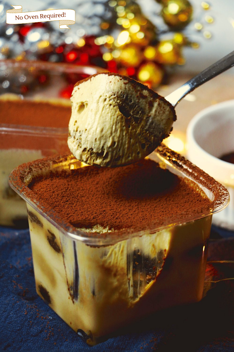 Teddy's Tiramisu | No-Bake Coffee Tiramisu (makes 8-10 servings)