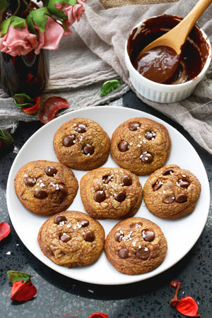Surfer Sel | Double Dark Chocolate Sea Salt Cookies (~24 cookies)
