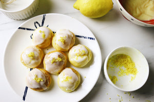 Lickin' Lemons | Lemon Drizzle Cream Puffs (makes ~20 puffs)