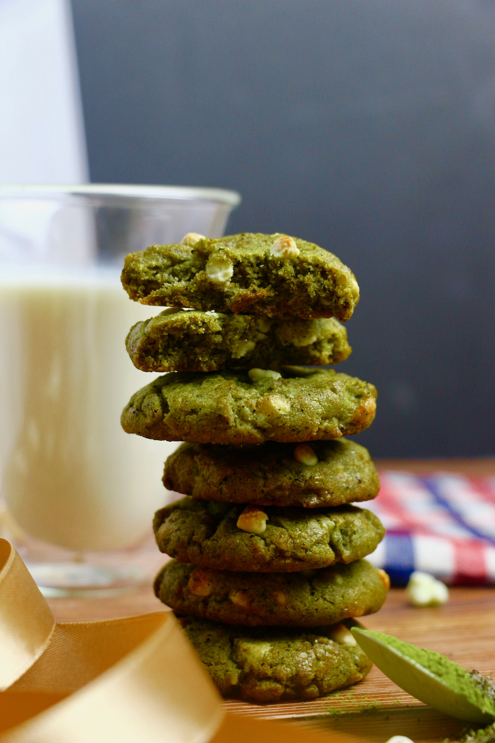 Mmh Matcha Say? | Matcha, Black Sesame & White Chocolate Chip Cookies (~24 cookies)
