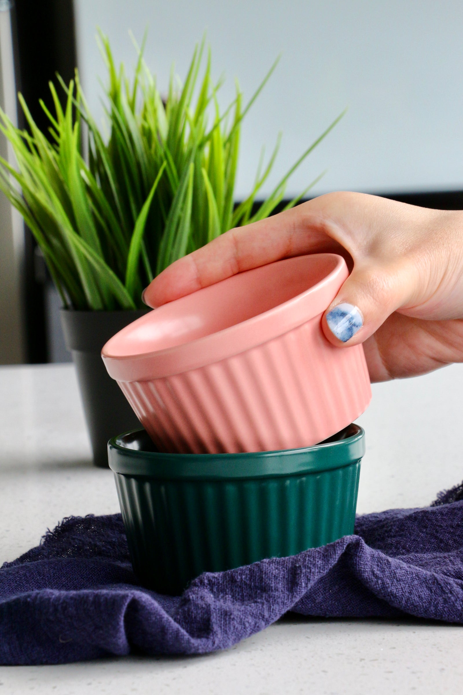 Powder Pink Matte Ramekins (Set of 4)