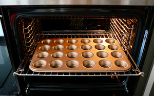 24-Cup Nonstick Mini Muffin/Cupcake Pan (Gold)