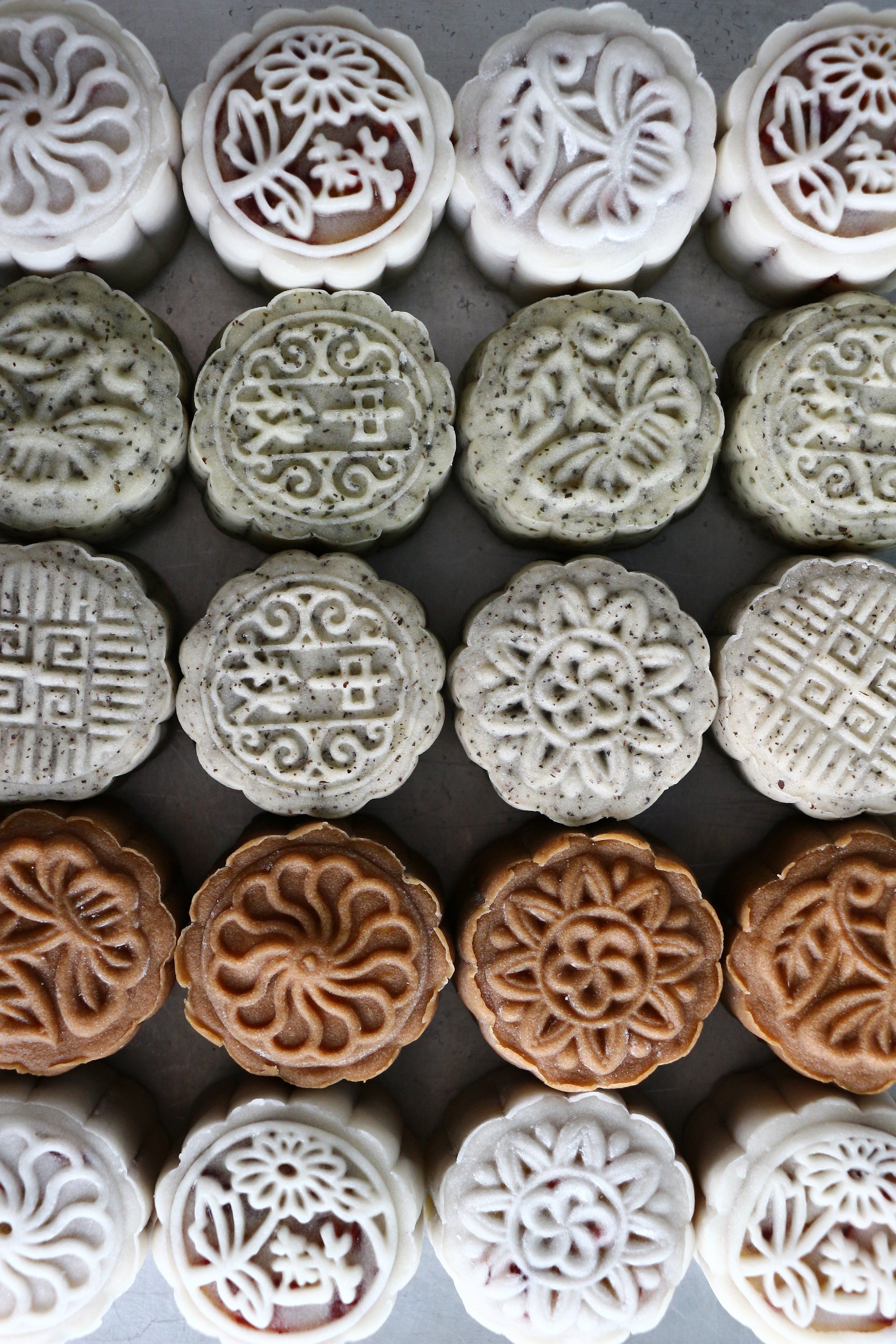 Mooncake Mold, Assorted (50g–60g, 4-6 Designs)