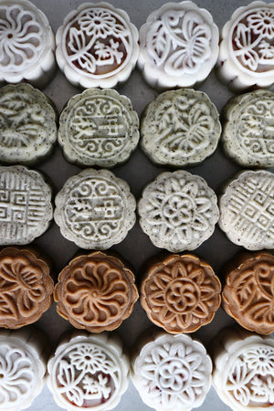 Mooncake Mold, Assorted (50g–60g, 4-6 Designs)