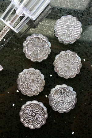 Mooncake Mold, Assorted (50g–60g, 4-6 Designs)