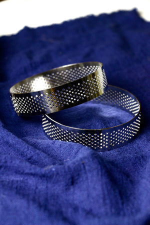 Perforated Round Tart Rings (8cm)