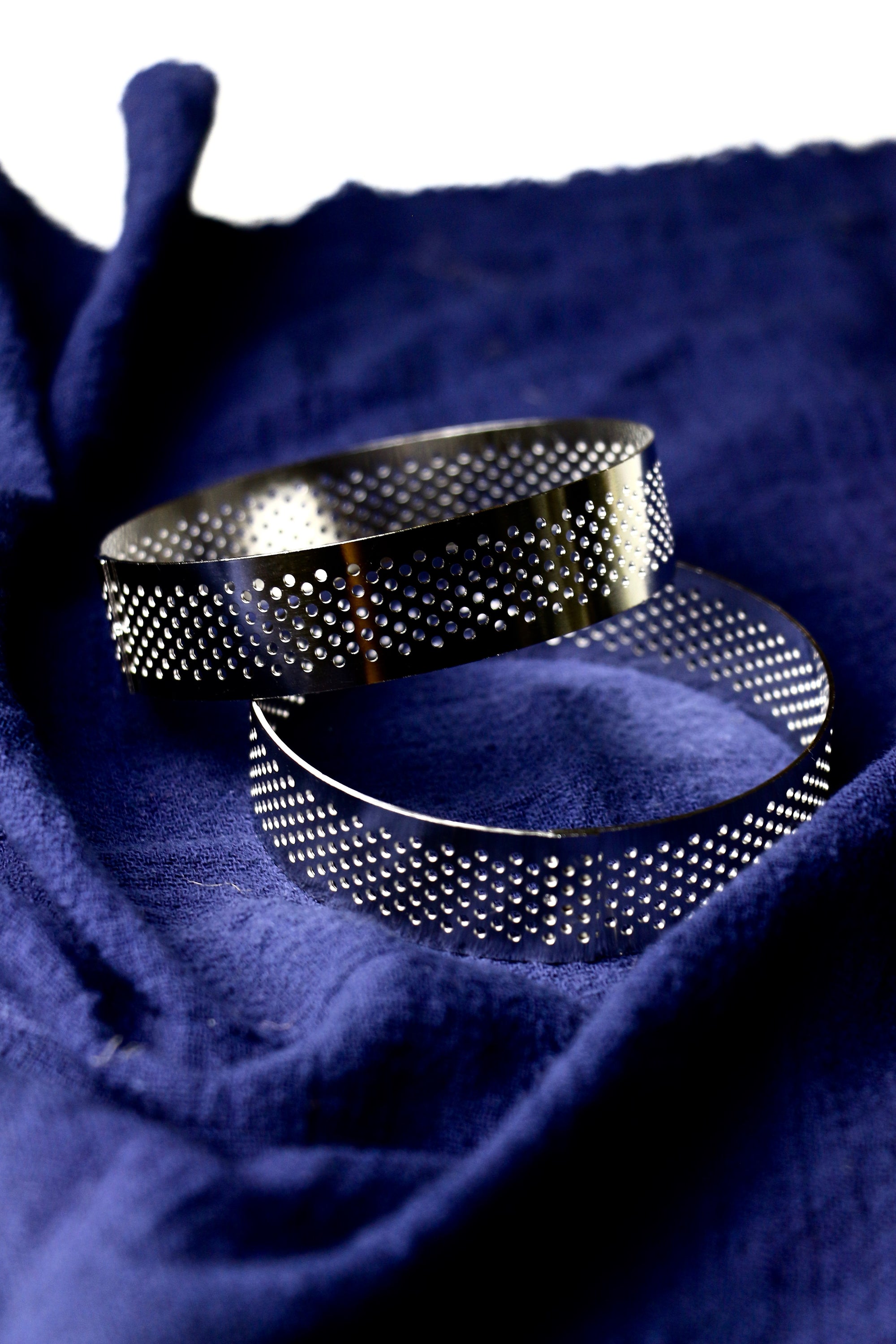 Perforated Round Tart Rings (8cm)