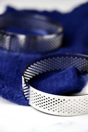 Perforated Round Tart Rings (8cm)