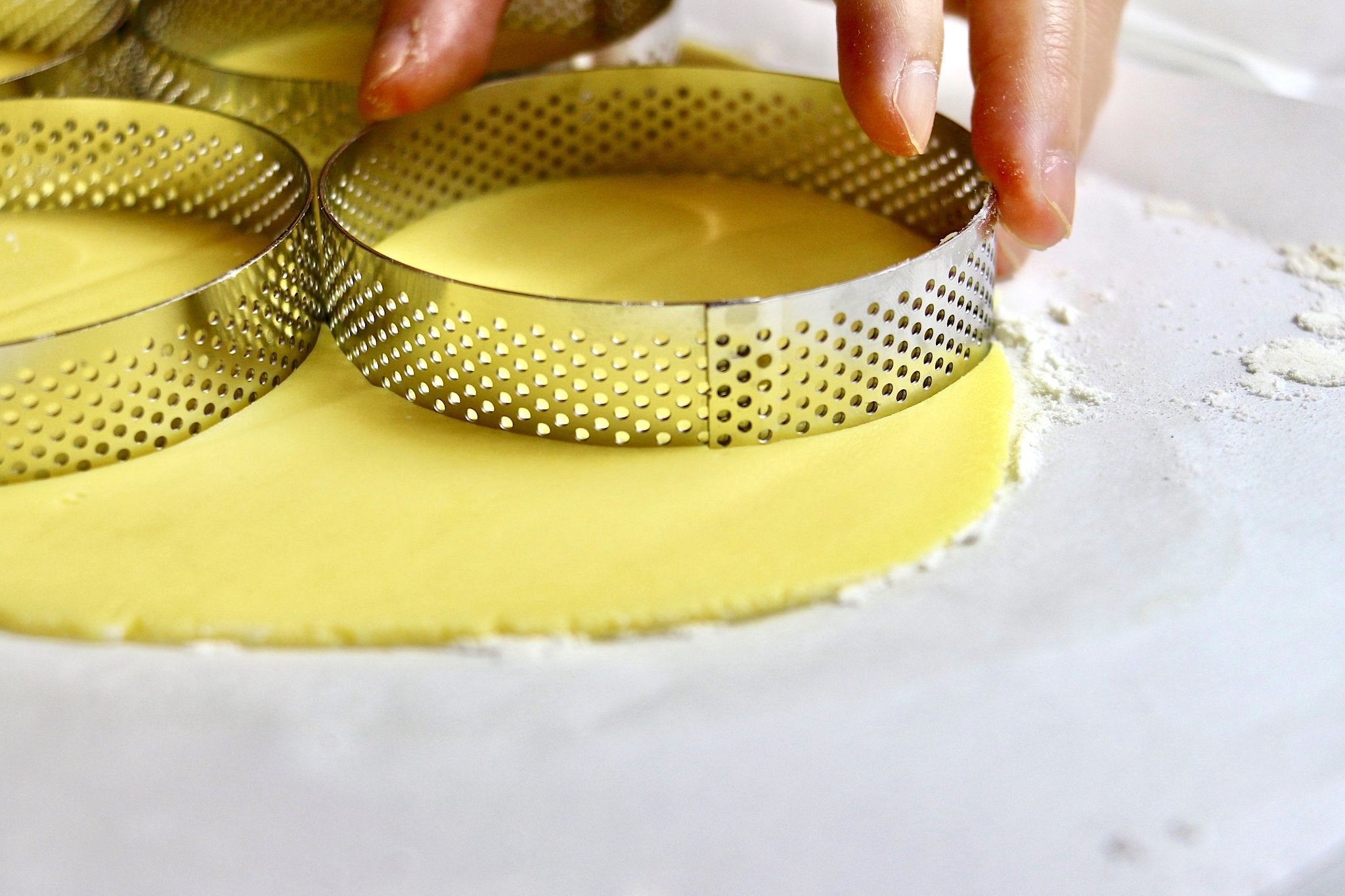 Perforated Tart Rings (Stainless Steel) | Bakestarters SG