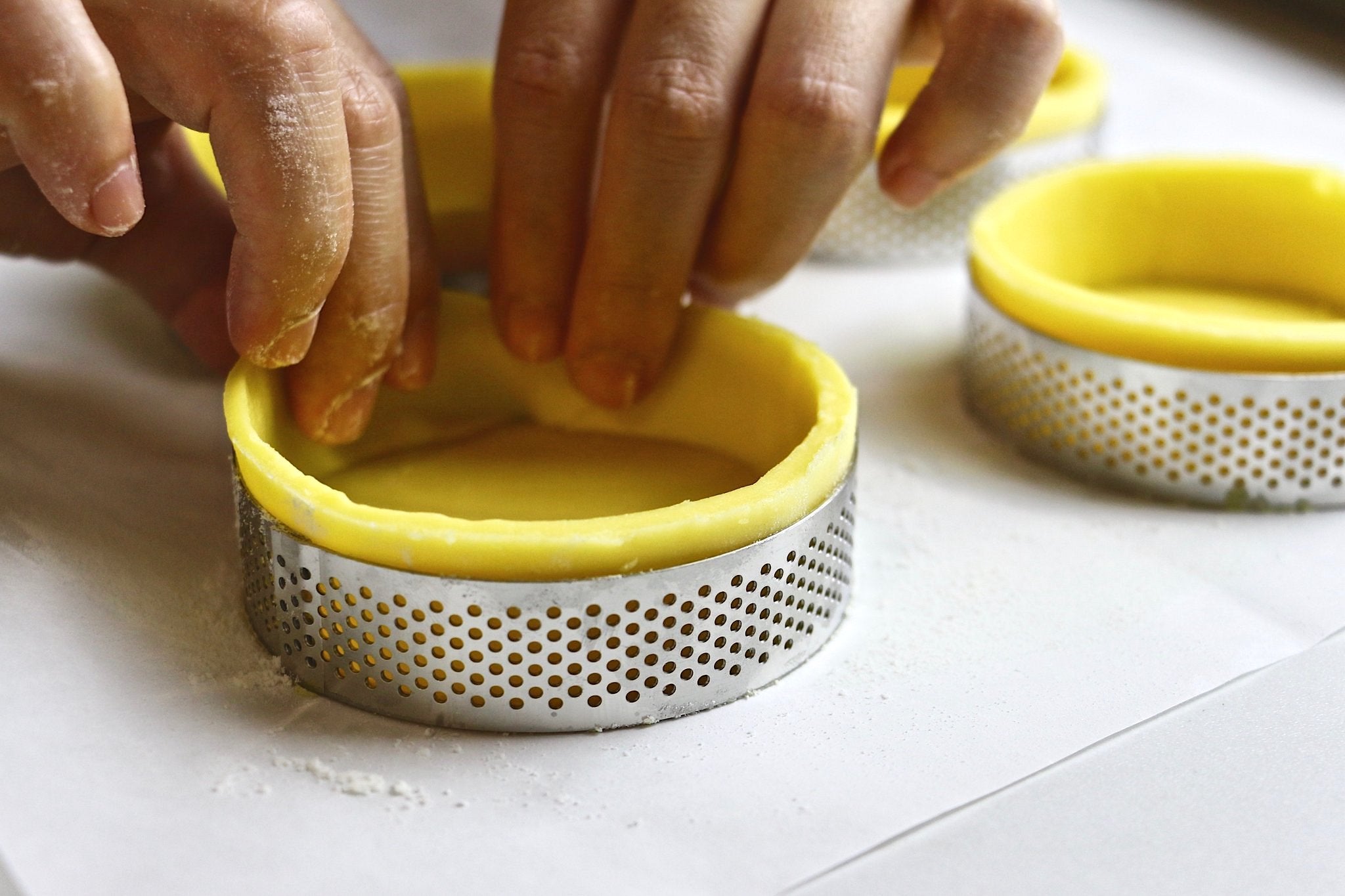 Perforated Tart Rings (Stainless Steel) | Bakestarters SG