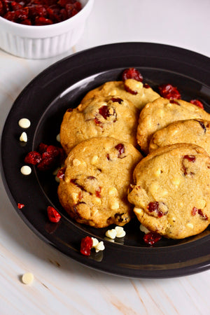 Merry Berry | Cranberry & White Chocolate Chip Cookies (~24 cookies)