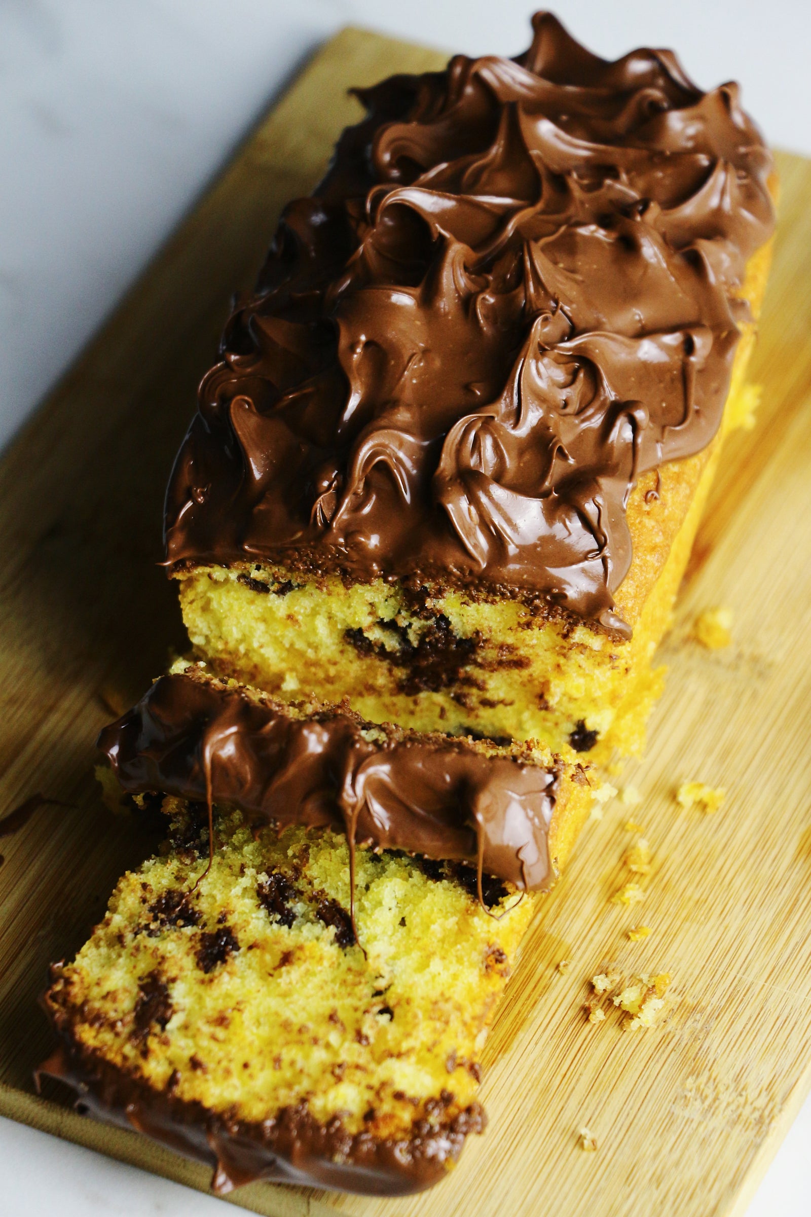 Orange Is The New Black | Orange & Dark Chocolate Chunks Loaf Cakes (makes 2x loaves)