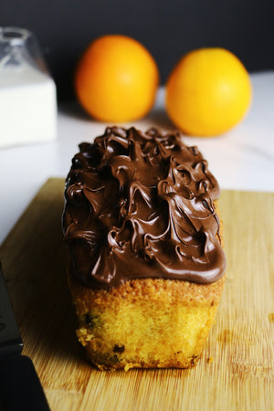Orange Is The New Black | Orange & Dark Chocolate Chunks Loaf Cakes (makes 2x loaves)