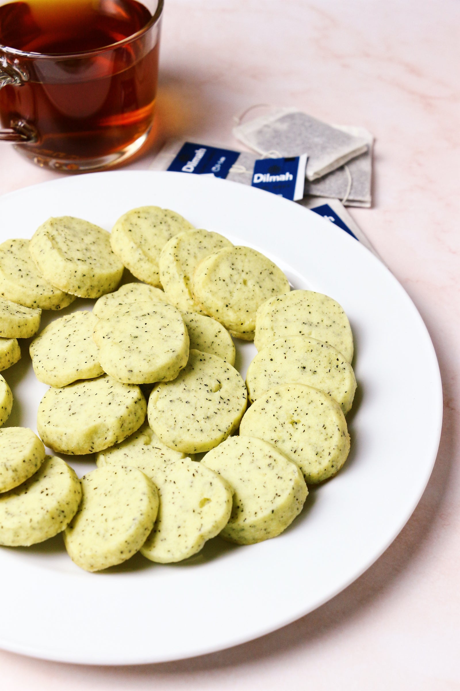 Lazy Earl | Earl Grey Shortbread Cookies (~32 cookies)