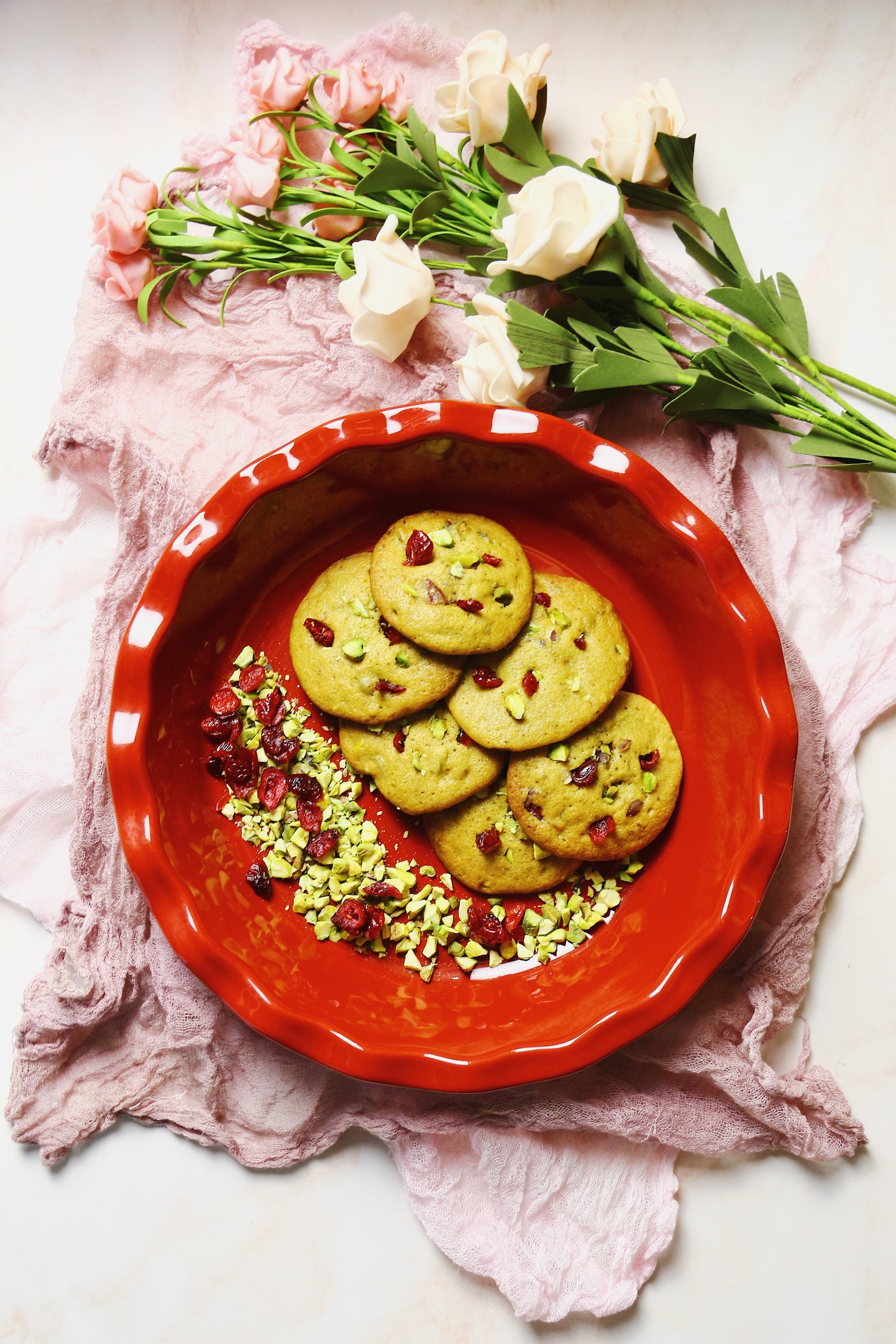 Nutty Berry | Pistachio & Cranberry Cookies (~24 cookies)