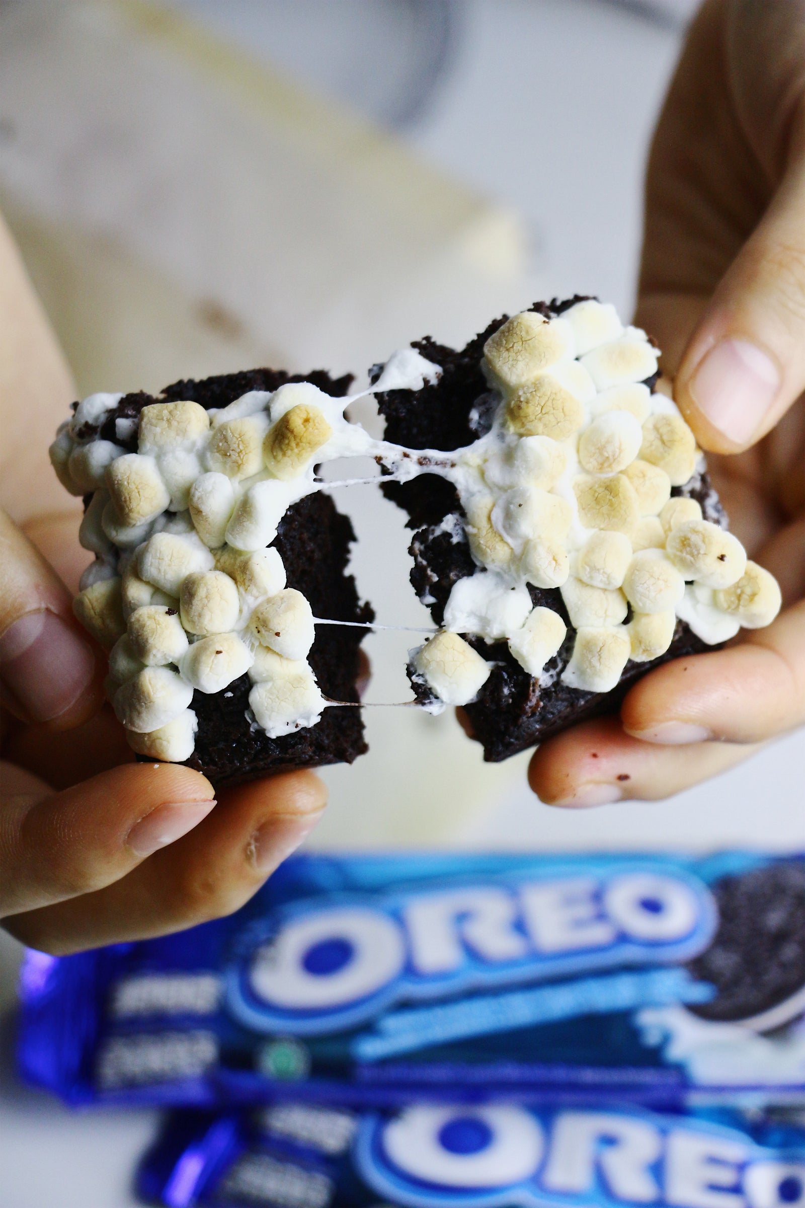 S'moreos | Oreo Marshmallow Brownies (~16 slices)