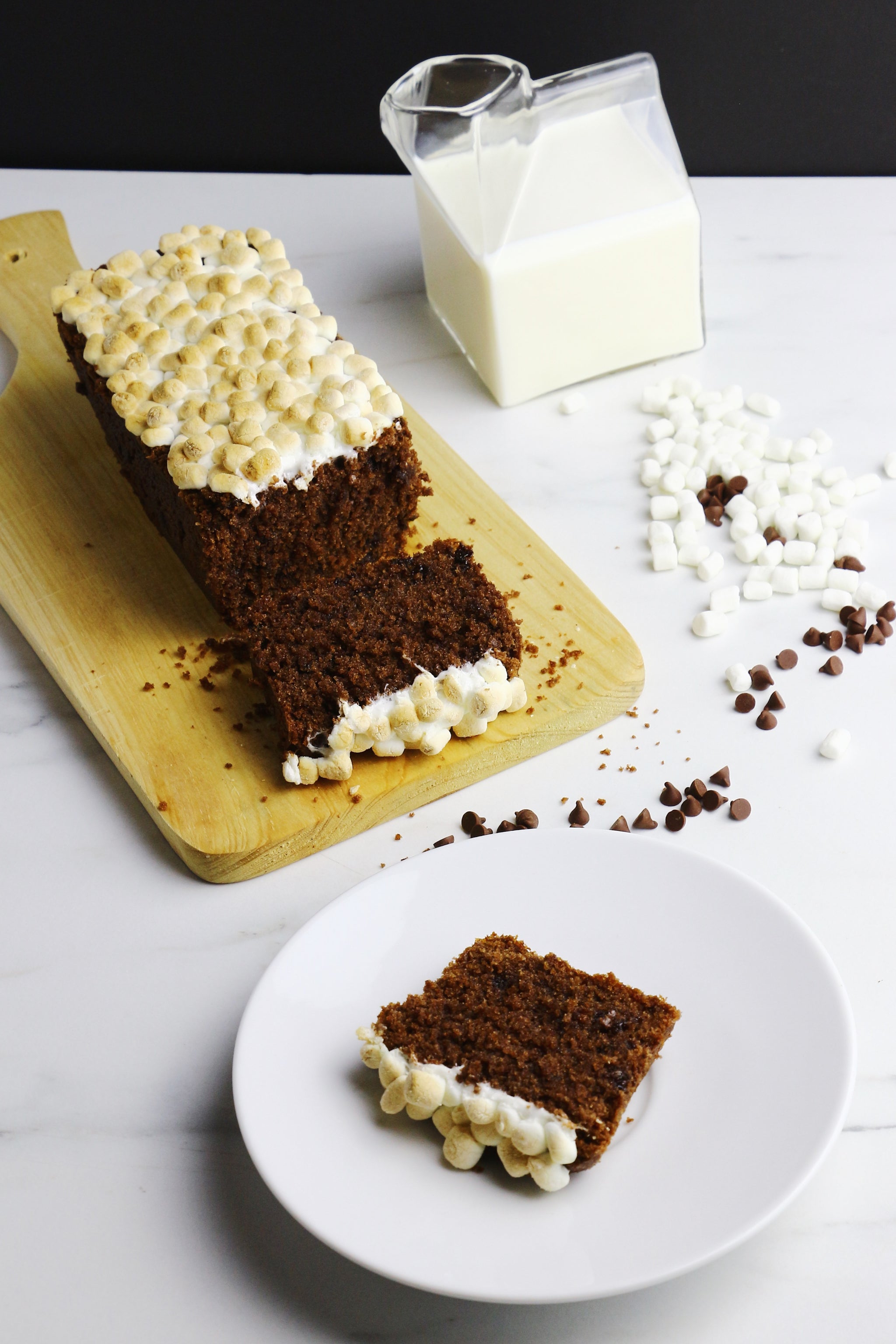 Hot Cocoa Loaf Cakes