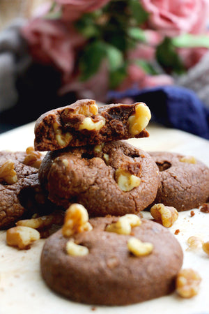 Health Nut | Walnut Cocoa Cookies (~24 cookies)