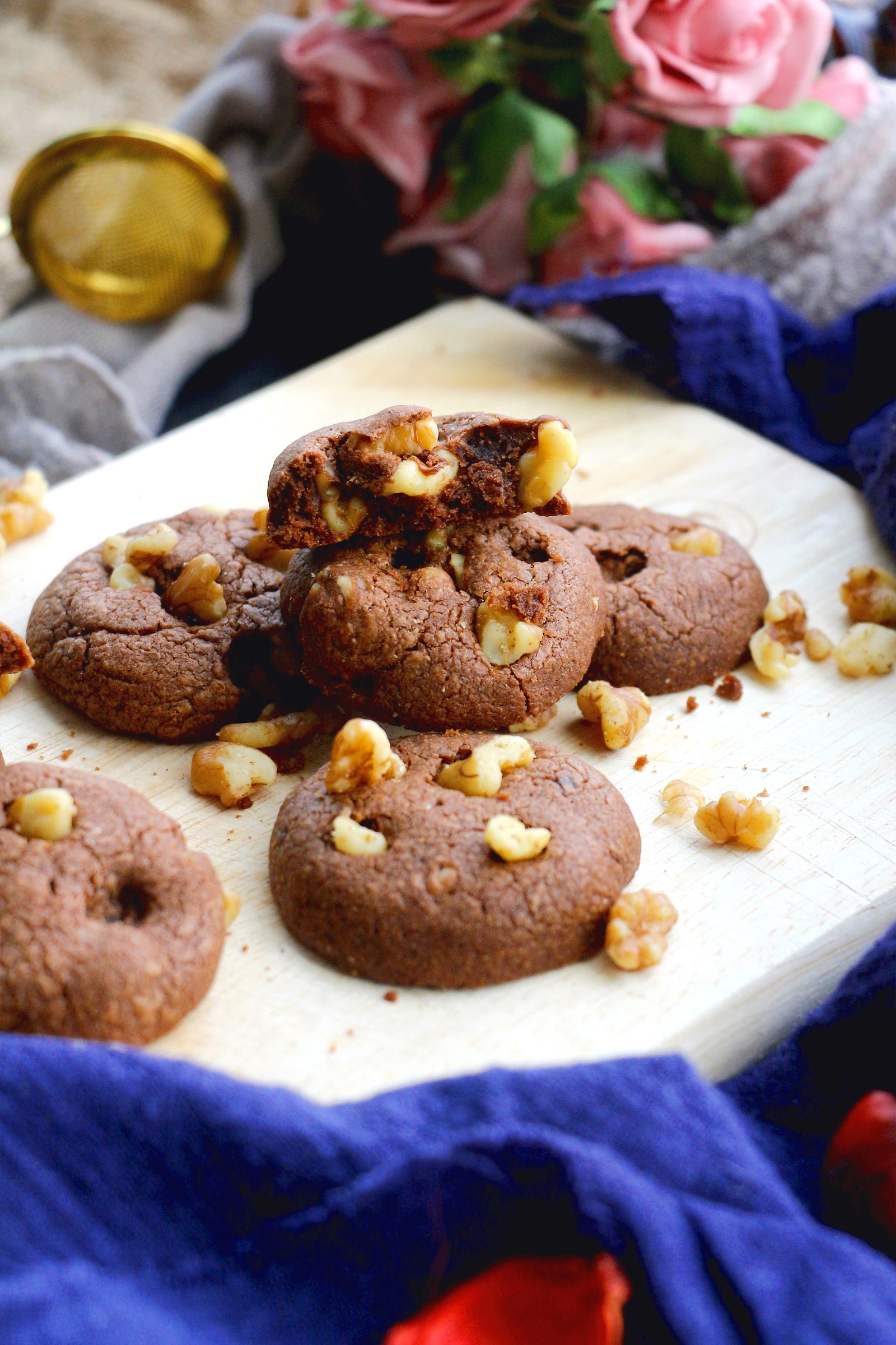 Health Nut | Walnut Cocoa Cookies (~24 cookies)