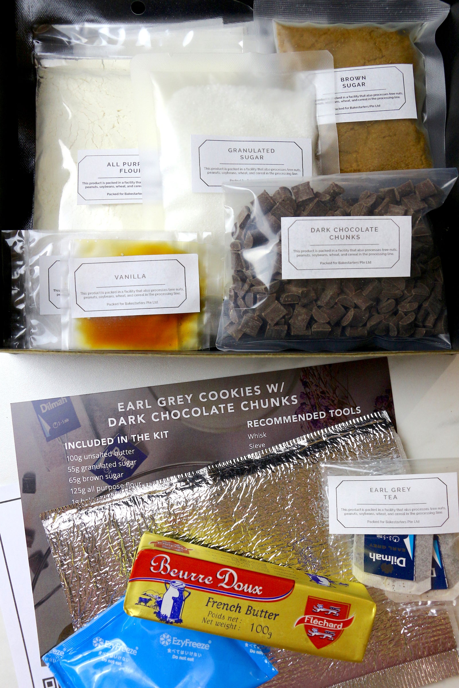 Chunky Earl | Earl Grey Cookies w/ Dark Chocolate Chunks (~20 cookies)