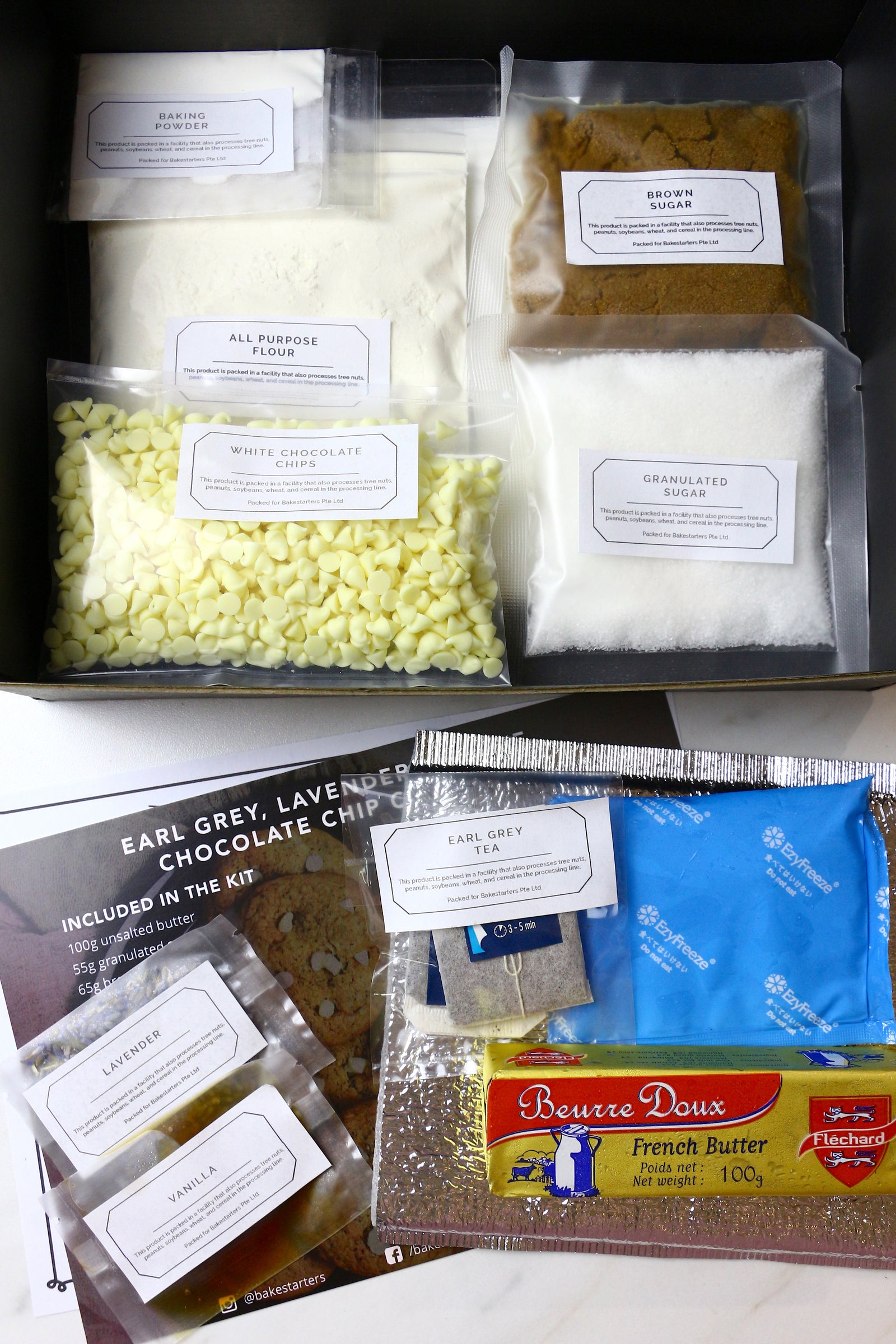 Tea Par-tea | Earl Grey, Lavender, & White Chocolate Chip Cookies (~24 cookies)