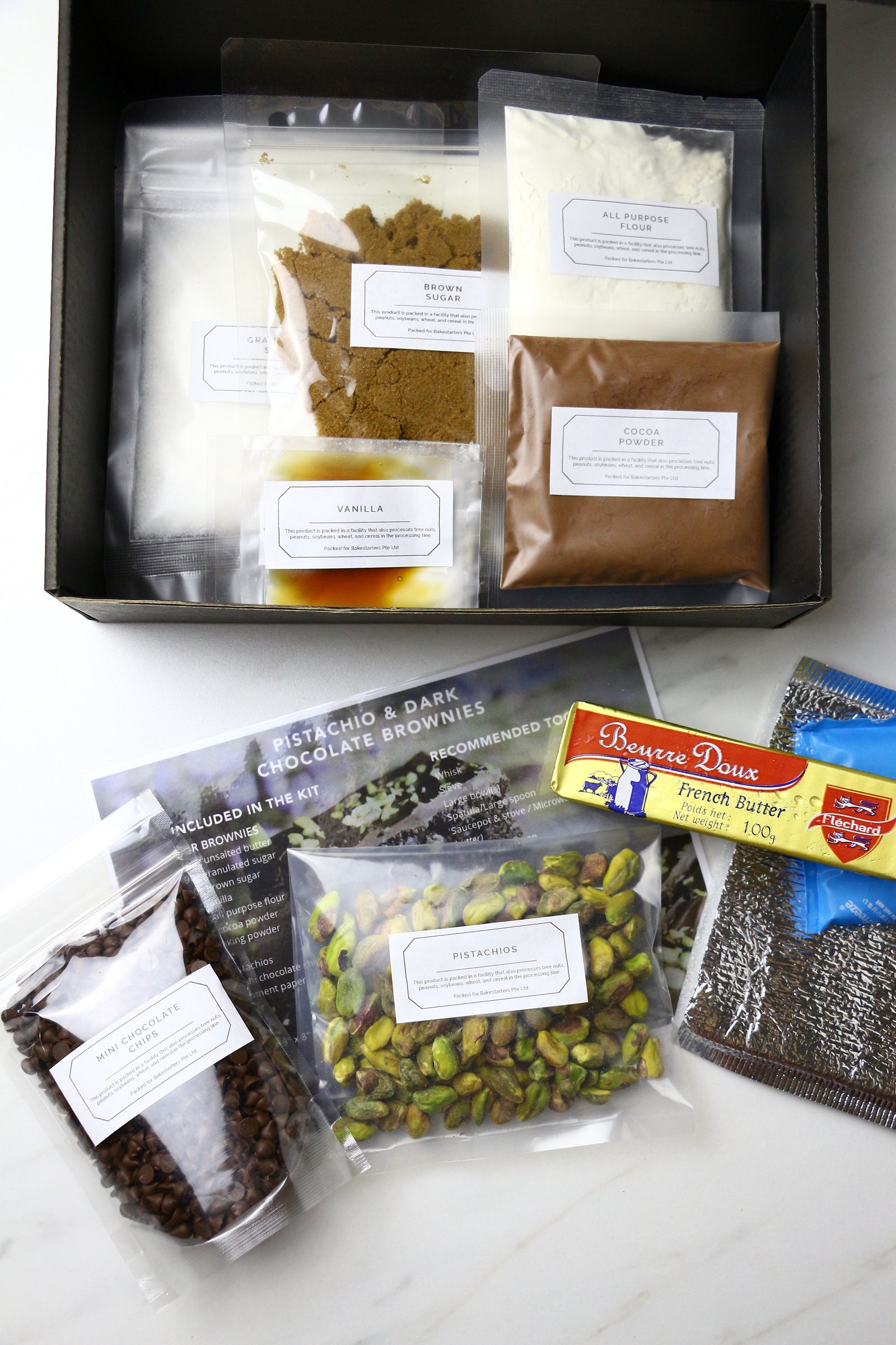 Classic Carl | Pistachio Dark Chocolate Brownies (~16 slices)